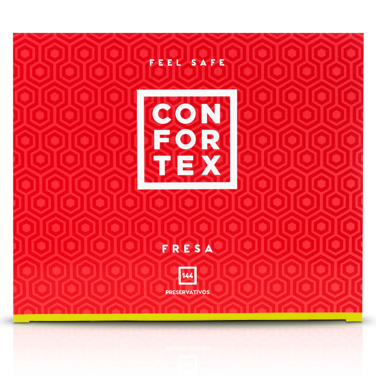 Confortex Preservativos Fresa 144 Unidades