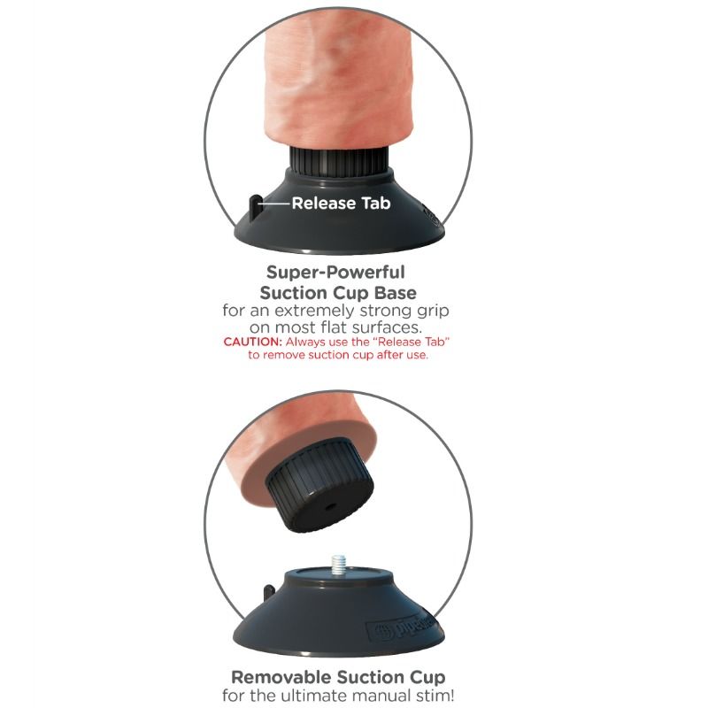 King Cock Vibrating 15.24 cm - Flesh