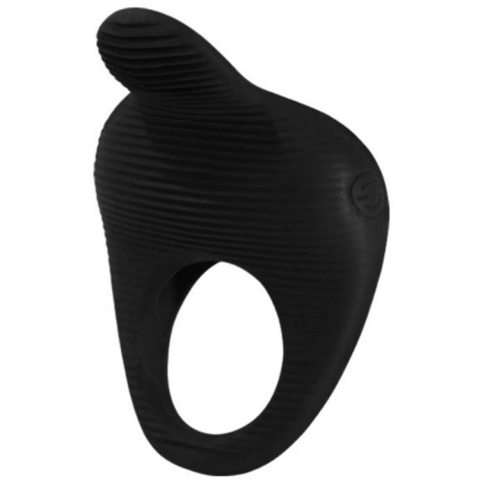 Pretty Love Thimble Vibrator Ring Black - Accesorio Estimulador