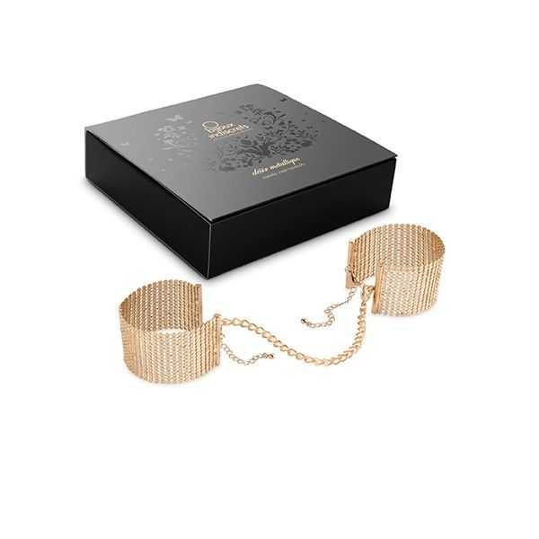 Bijoux Désir Métallique - Esposas de Malla Dorada