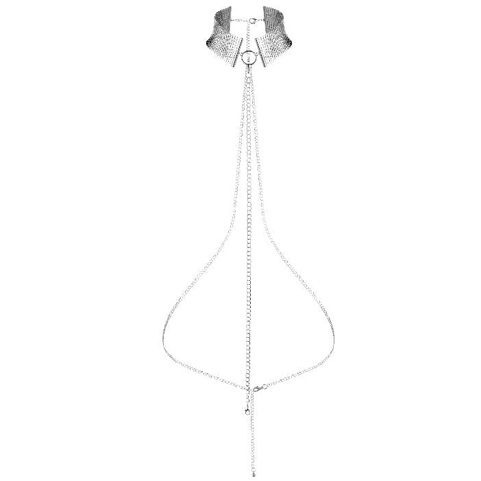 Collar Metálico Désir Métallique Silver - Ajustable y Versátil