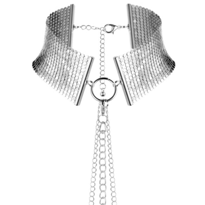 Collar Metálico Désir Métallique Silver - Ajustable y Versátil