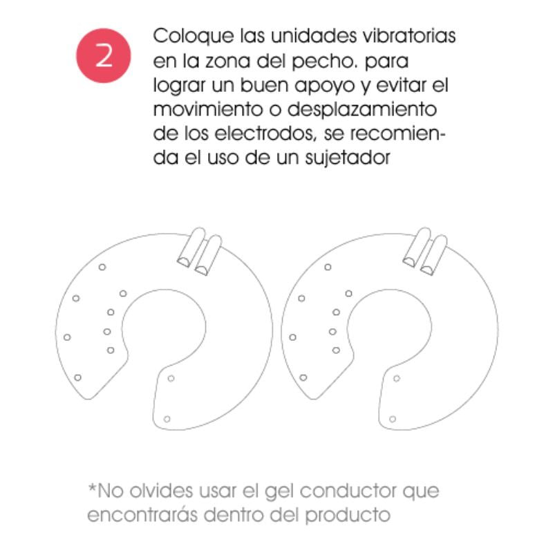U-Breast Electroestimulador para Reafirmación del Pecho