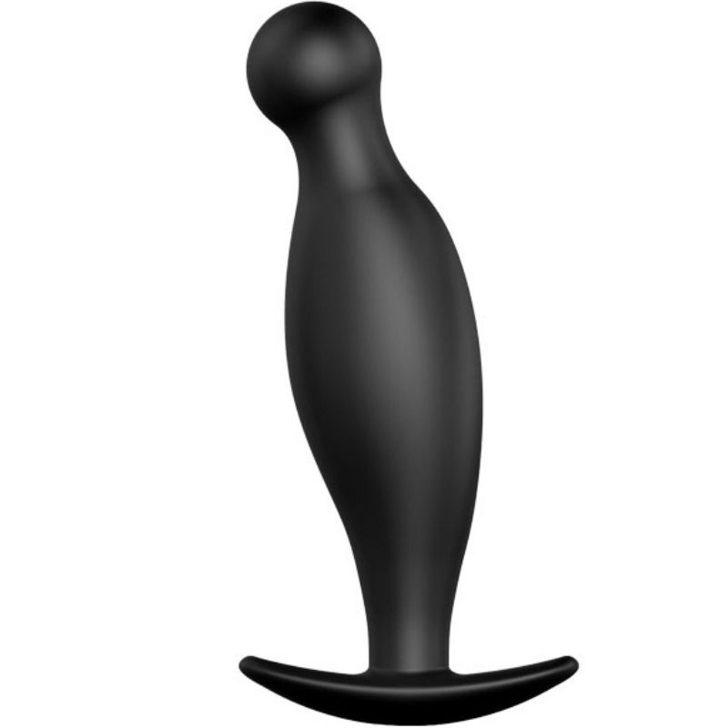 Pretty Love Silicone Anal Plug 11.7 cm Negro - Silicona Médica Premium