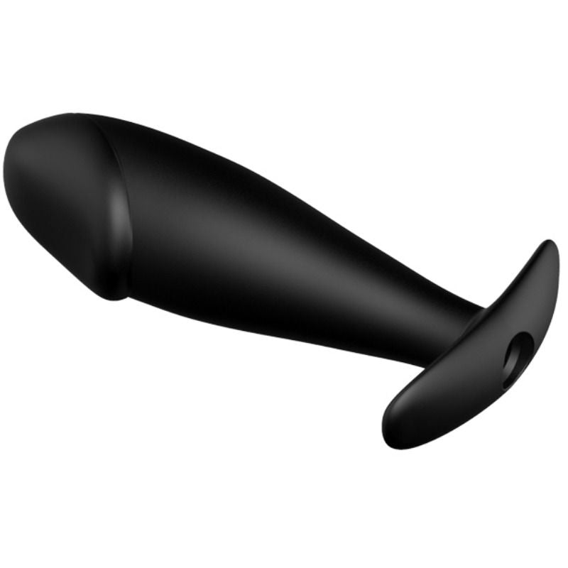 Pretty Love Plug Anal Silicona Forma Pene 12 Vibraciones Negro