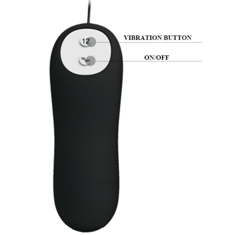 Pretty Love Anal Plug Anchor - Silicona con 12 Modos de Vibración