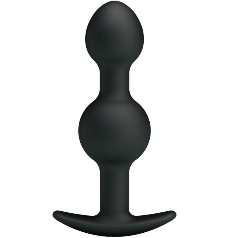 Pretty Love Special Stimulation Silicone Anal Balls 10.3 cm Negro