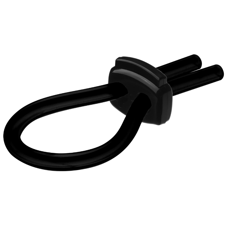 Joydivision Potenzduo Anillo de Silicona Negro Talla M