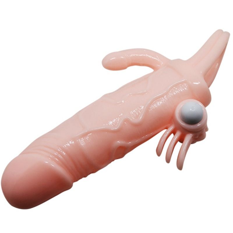 Brave Man Penis Cover - Estimulación Múltiple 16.5 cm