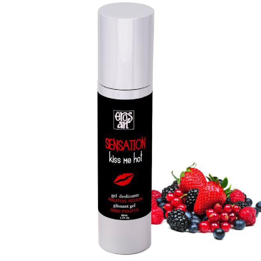 Lubricante Natural Eros-Art Sabor Frutos Rojos 50 ml