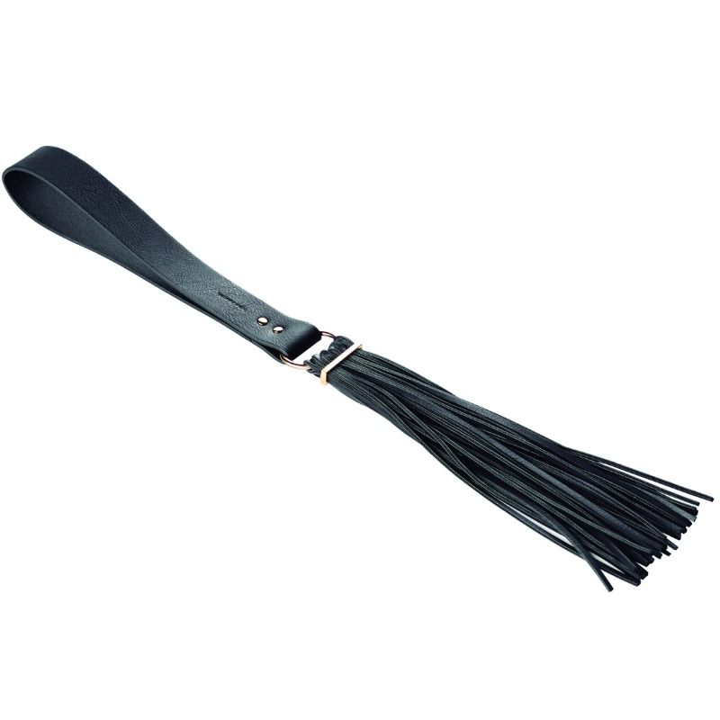 Bijoux Indiscrets Maze Black Whip - Fusta de Cuero para Parejas