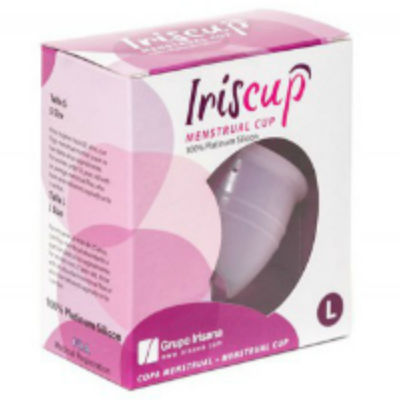 Iriscup Large Pink - Copa Menstrual Reutilizable + Bolsa Esterilizadora