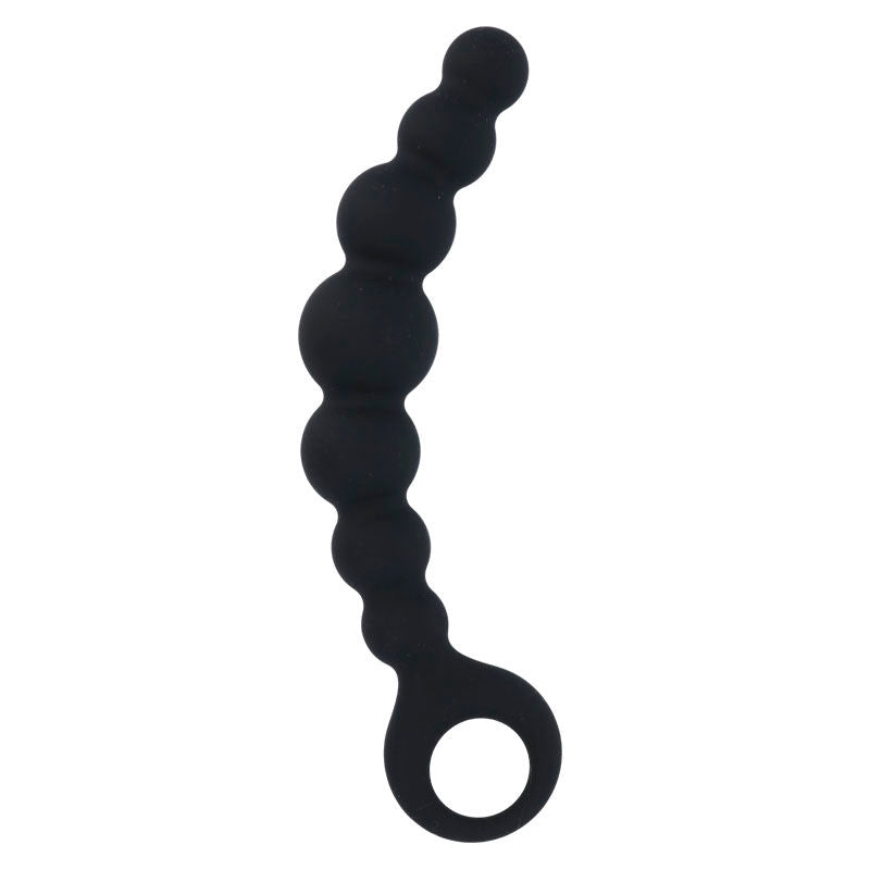 Intense Anal Beads Max Black - Bolas Anales de Silicona Médica