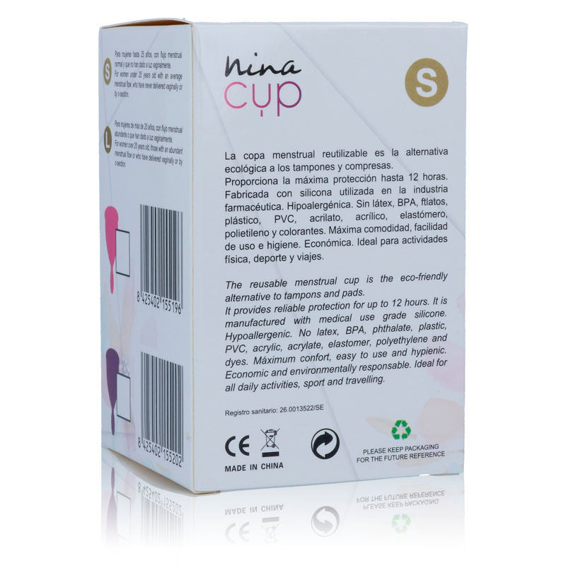 Nina Kikí Menstrual Cup Pink Talla S