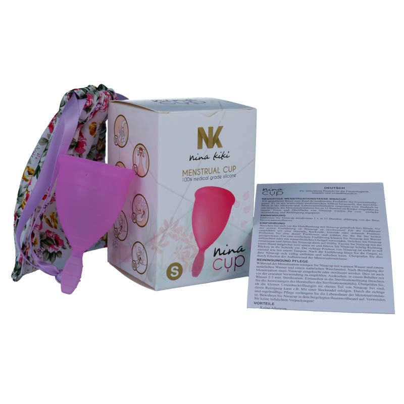 Copa Menstrual Nina Kikí Morada Talla S