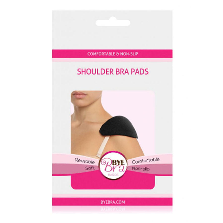 Bye Bra Shoulder Protectors Support - Almohadillas para Sujetador Negro