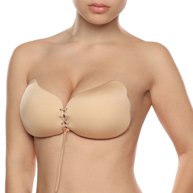 Bye Bra Lace-It Enhancement Push-Up Beige - Sujetador Adhesivo Talla B