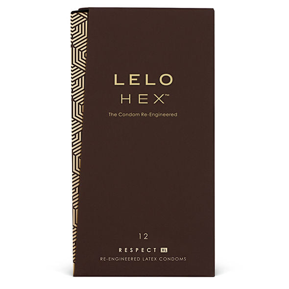 LELO HEX Respect XL - Preservativos Talla Grande 12 unidades