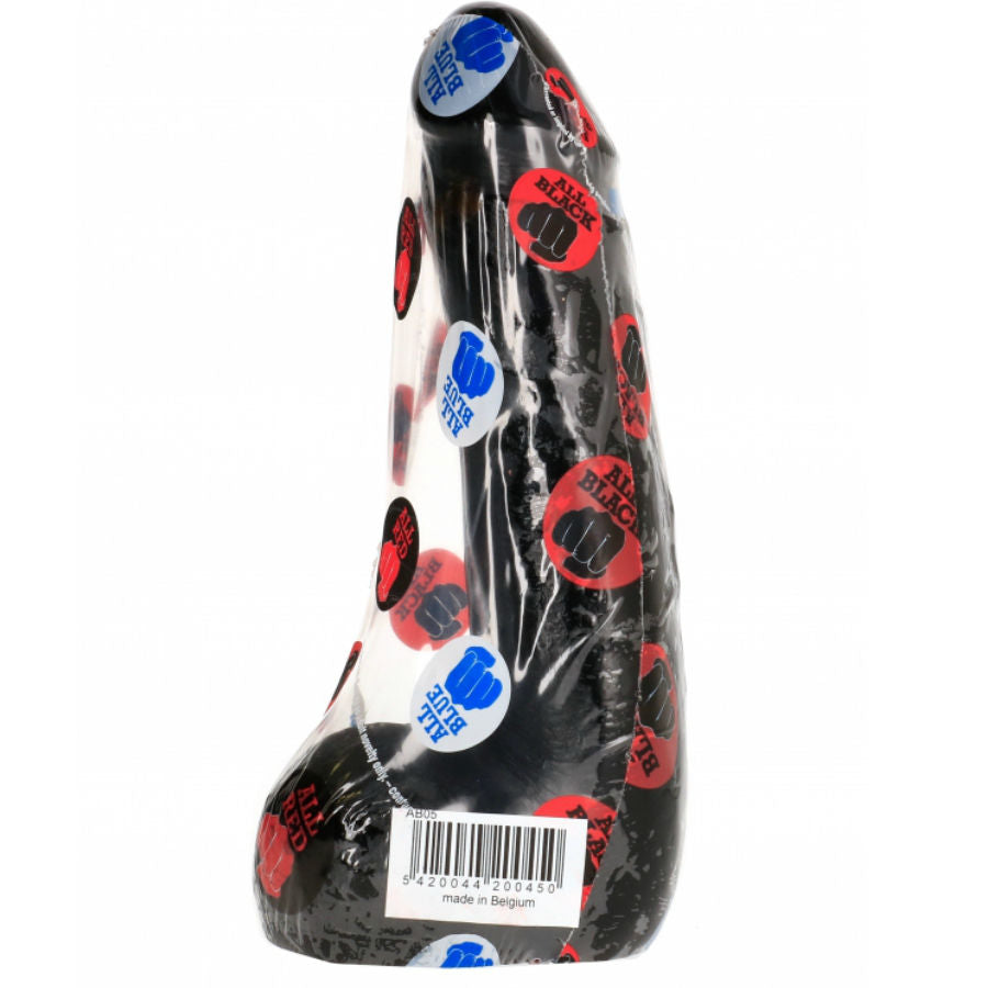 All Black Soft Black Realistic Dildo 20 cm
