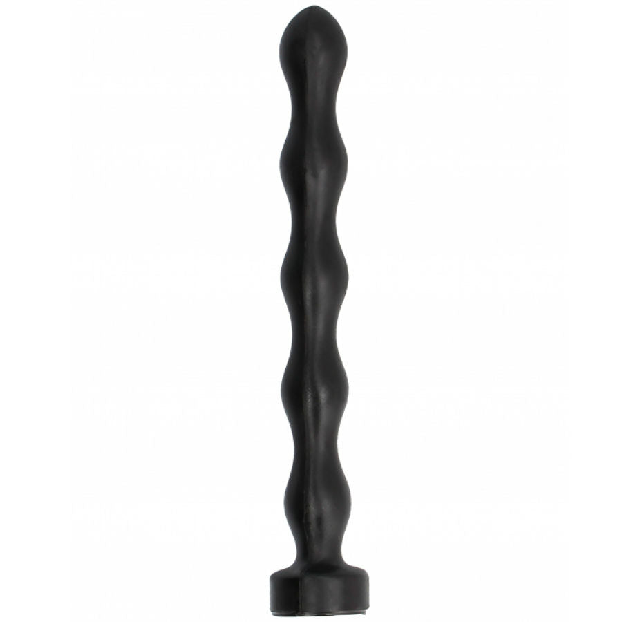 All Black Anal Plug Ball - Plug Anal 32 cm PVC Flexible