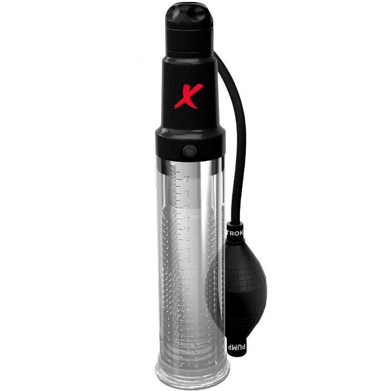 PDX Elite Suck N Pump Stroker - Masturbador con Bomba de Succión y Vibración