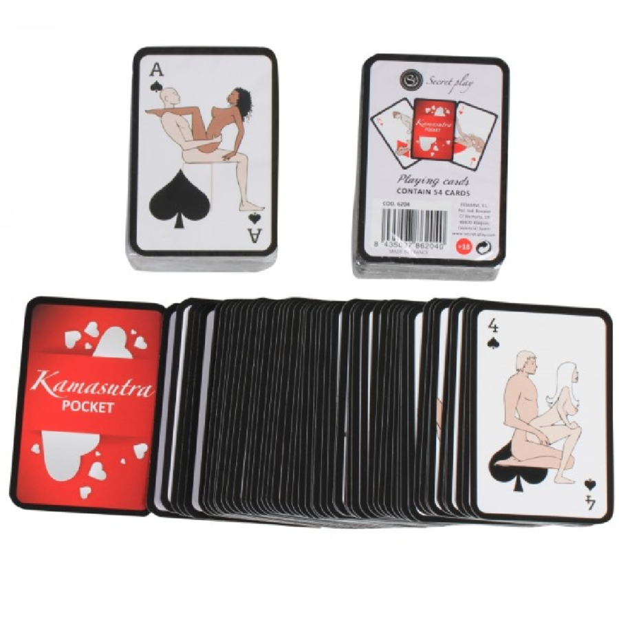 Secretplay Pocket Kamasutra Playing Cards - Juego de Cartas