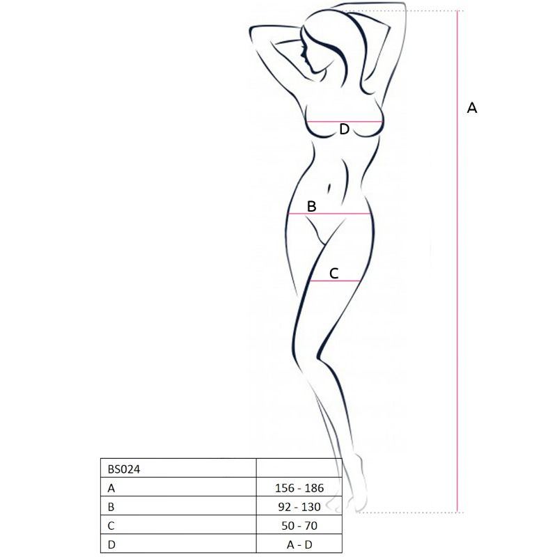 Bodystocking Negro Passion Woman BS024 - Talla Única