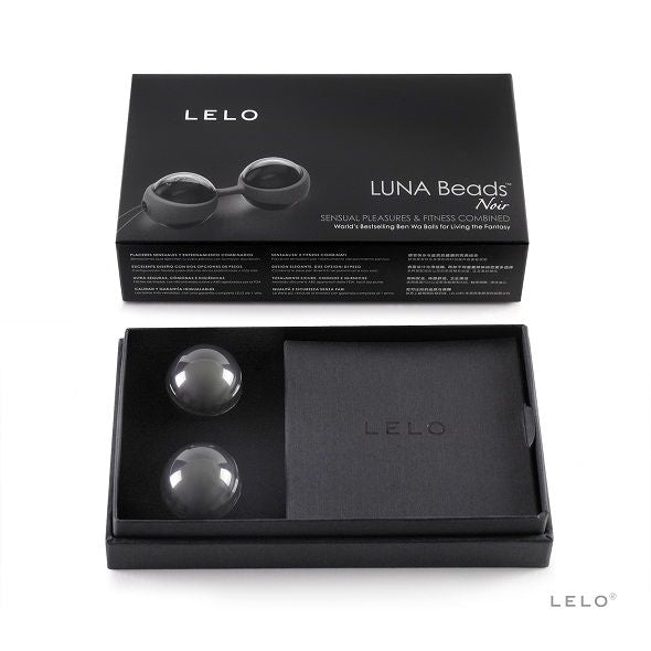 LELO Luna Beads Noir - Bolas Kegel de Diseño Premium