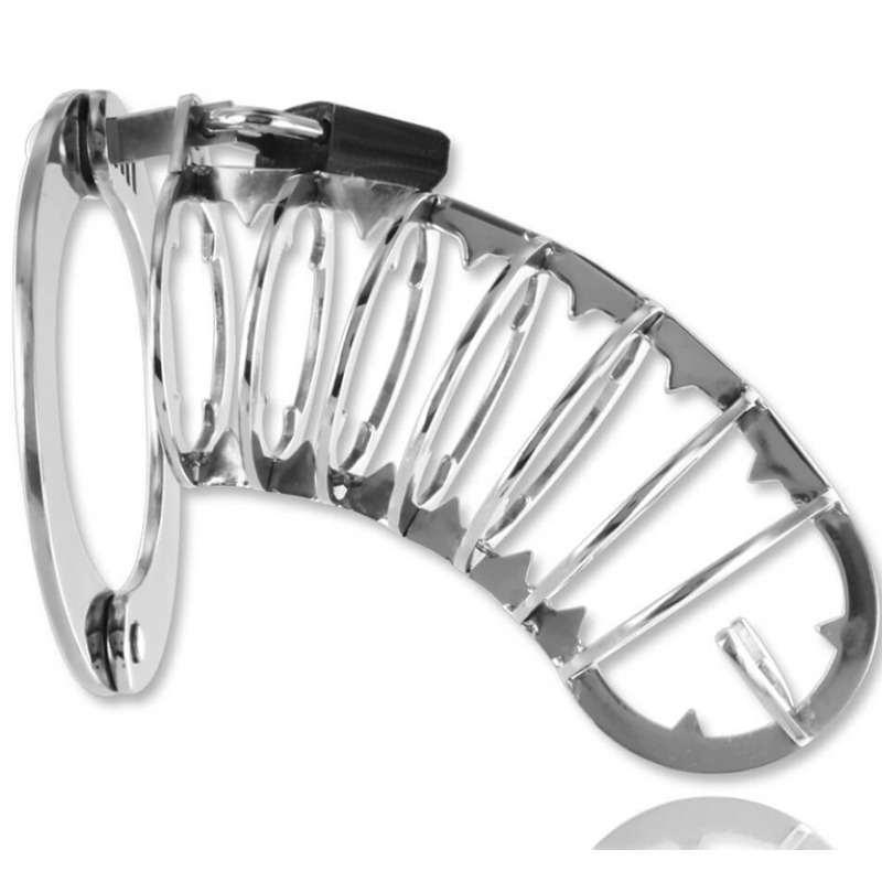 Metal Hard Jaula Pene con Cierre de Seguridad 14 cm