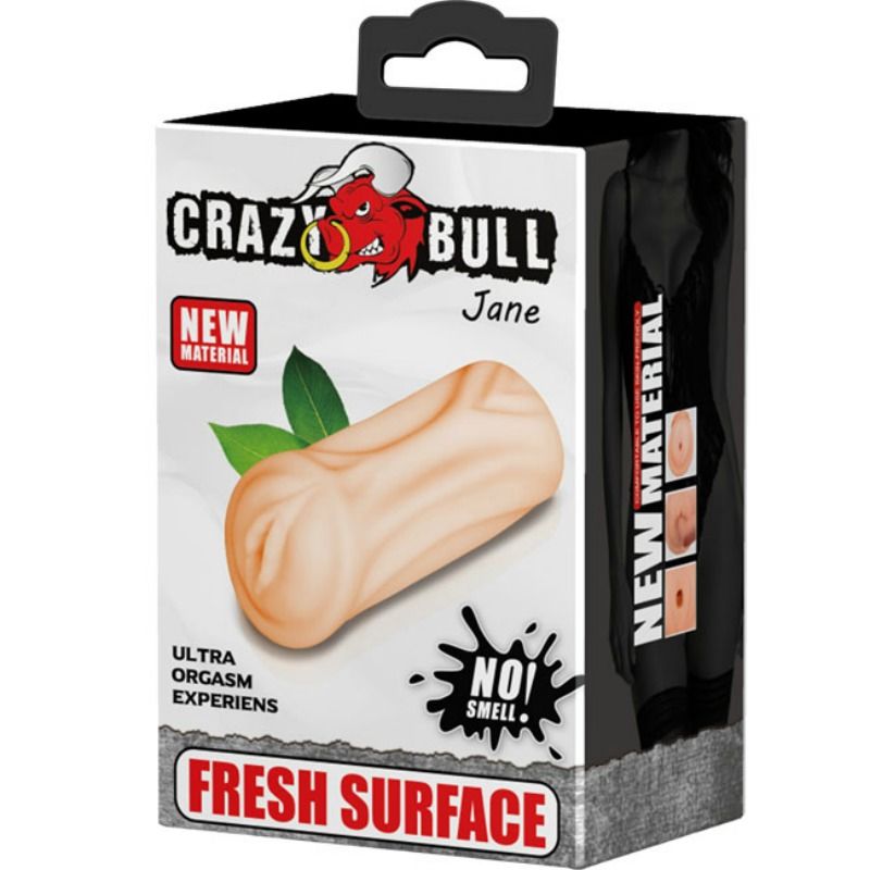 Crazy Bull Jane Masturbator - Diseño Compacto y Realista 13.5 cm