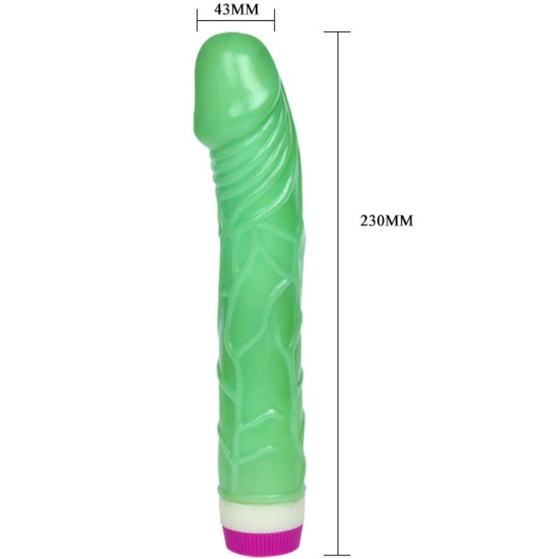 Vibrador Waves of Pleasure 23 cm Verde - BAILE