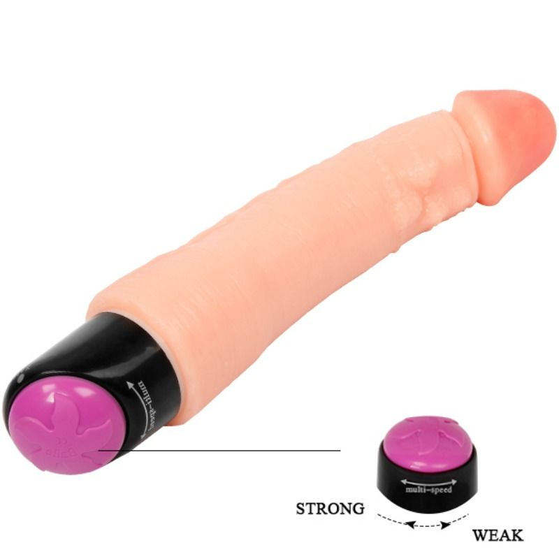 Vibrador Realista Flexible BAILE 25 cm