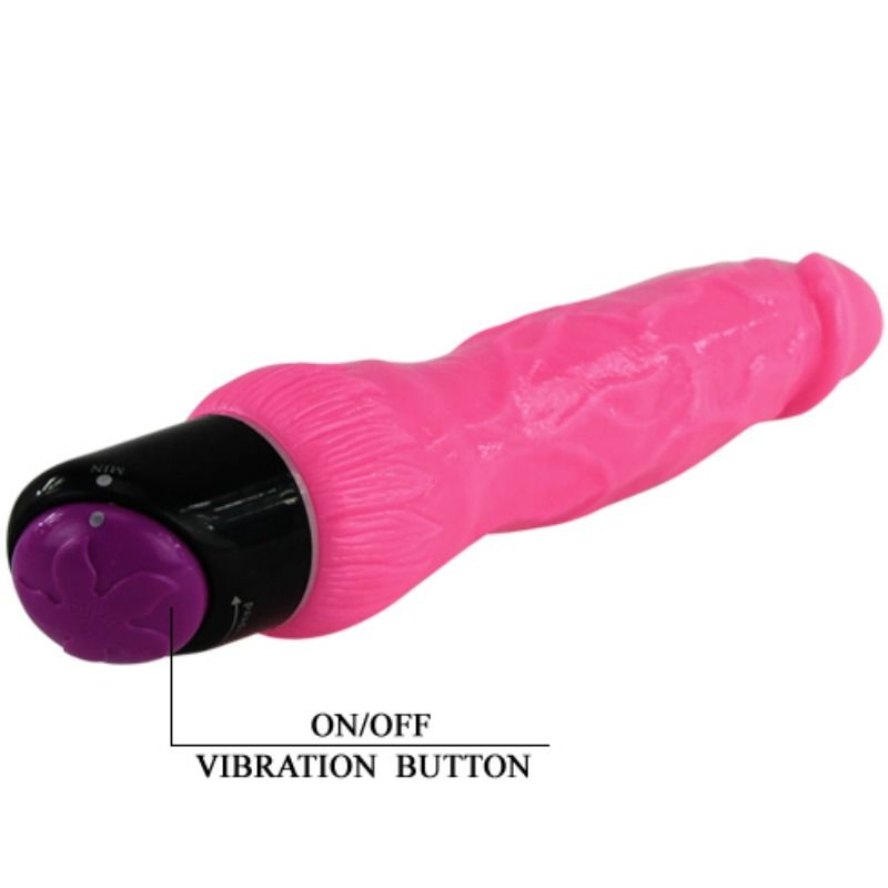Vibrador Realista BAILE Colorful 24 cm Rosa