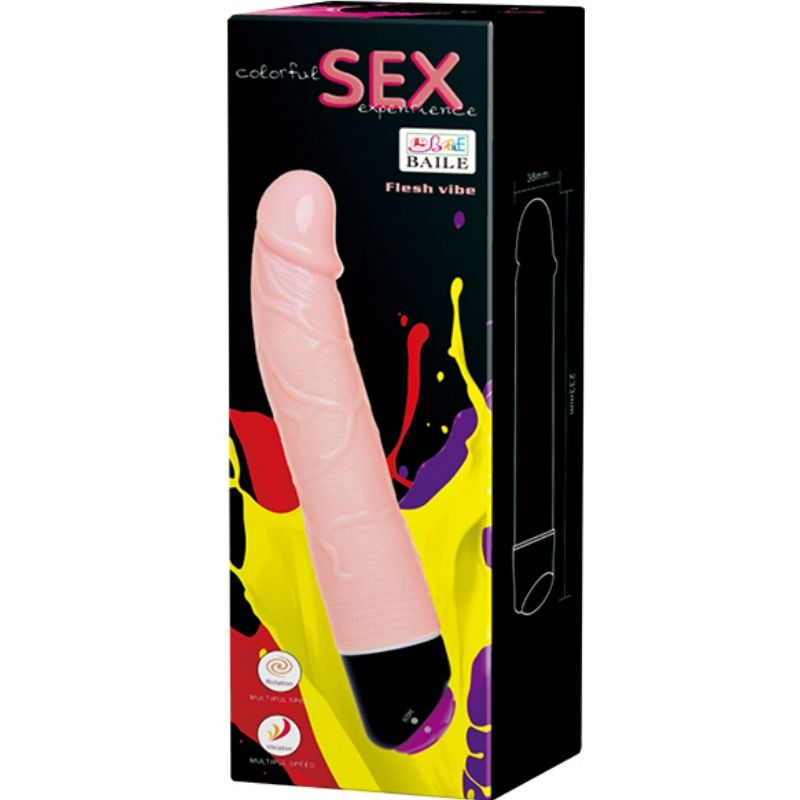 Vibrador Baile Colorful con Rotación 24 cm