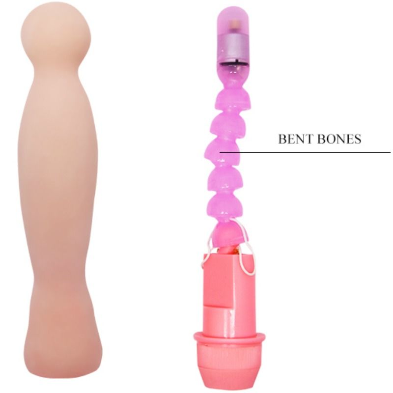 Vibrador Baile Color Natural 22 cm