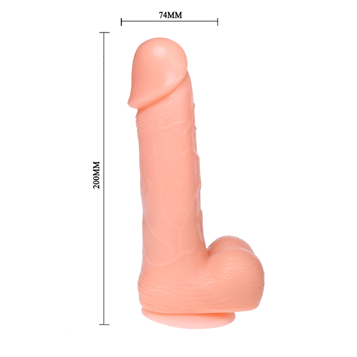 BAILE Realistic Dildo Dong - Vibración y Rotación 20 cm