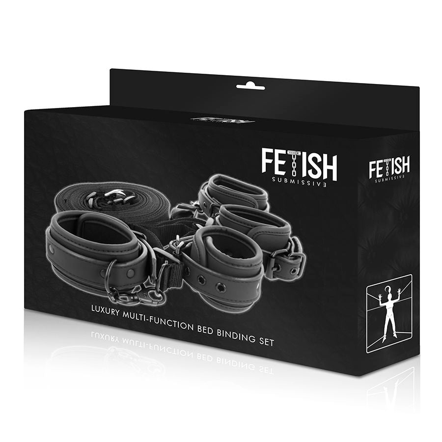 Set de Esposas y Ataduras con Forro Neopreno - Fetish Submissive