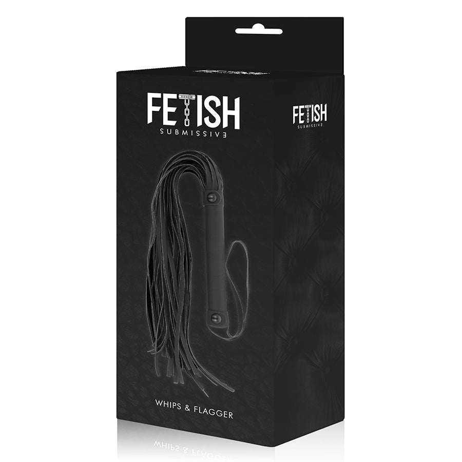 Fetish Submissive Vegan Leather Whip - Látigo BDSM Profesional