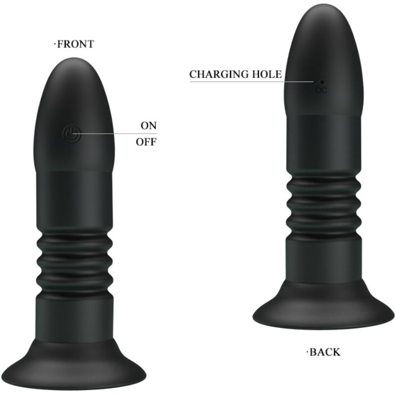 Pretty Love Plug Magic Jinger - Vibrador Anal con Control Remoto y Movimiento