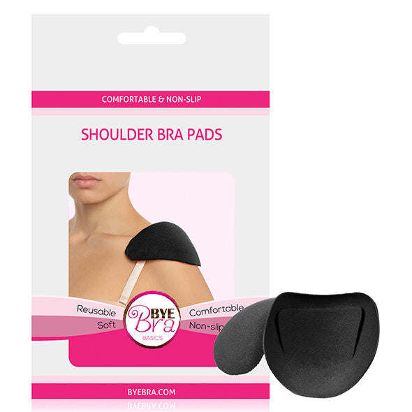 Bye Bra Shoulder Protectors Support - Almohadillas para Sujetador Negro
