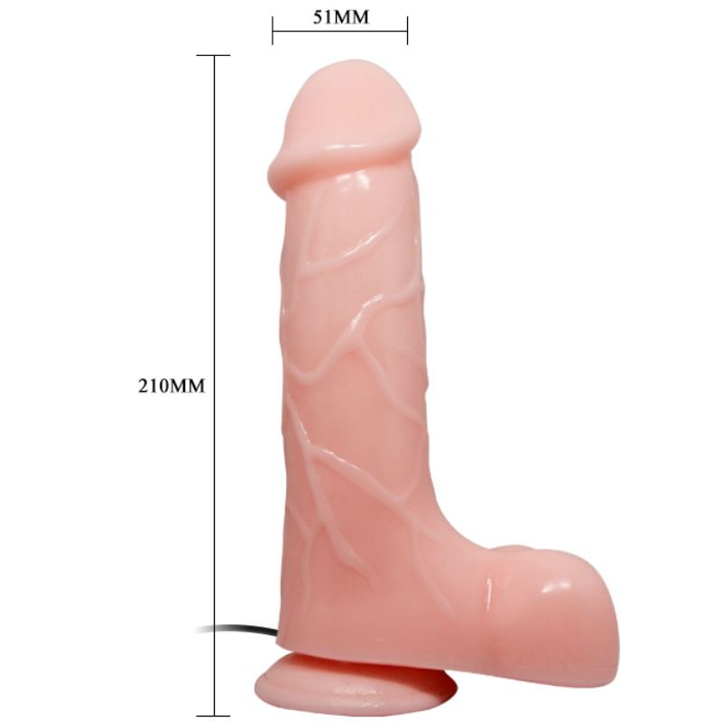 Vibrador Realista Natural Barbara 21 cm - BAILE