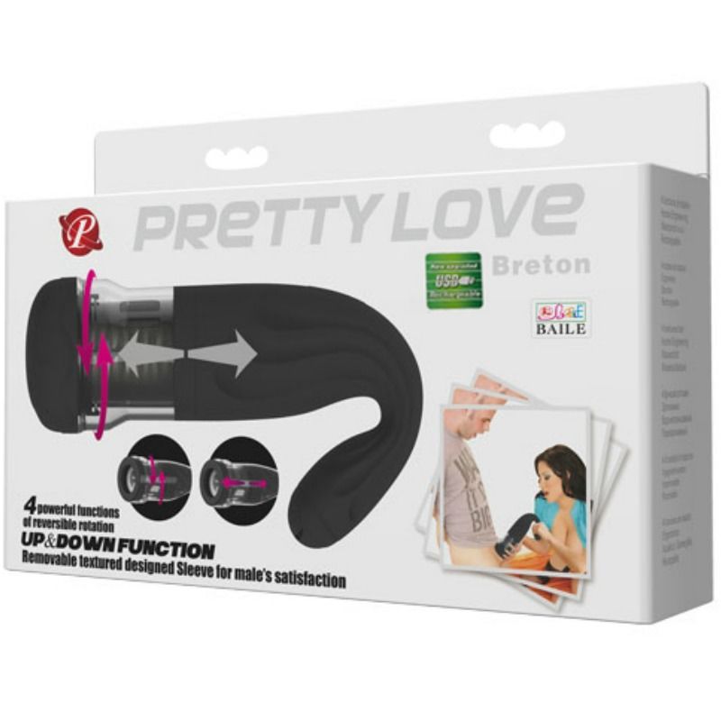 Pretty Love Breton - Masturbador Recargable Multifunción