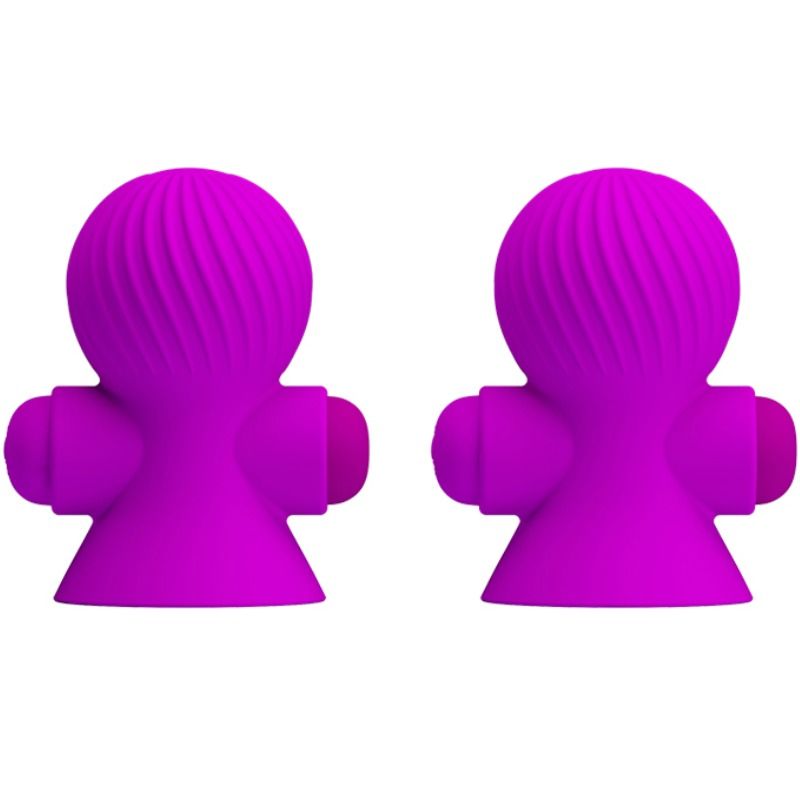 Pretty Love Nipple Stimulators 12 Modos Vibración Lila