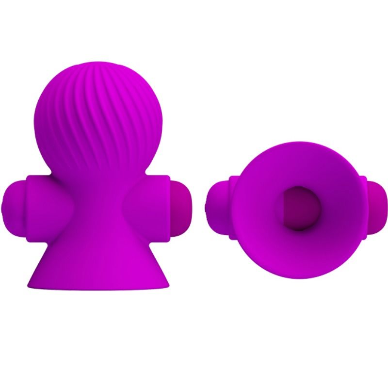 Pretty Love Nipple Stimulators 12 Modos Vibración Lila