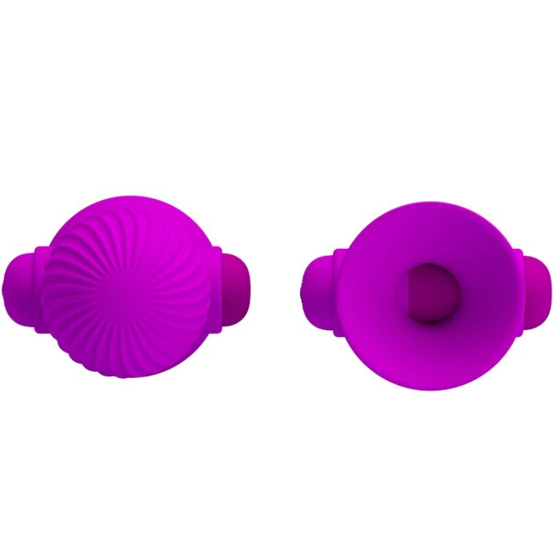 Pretty Love Nipple Stimulators 12 Modos Vibración Lila