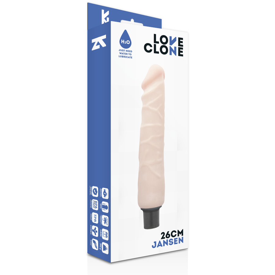 Loveclone Jansen Vibrador Autolubricante 26 cm