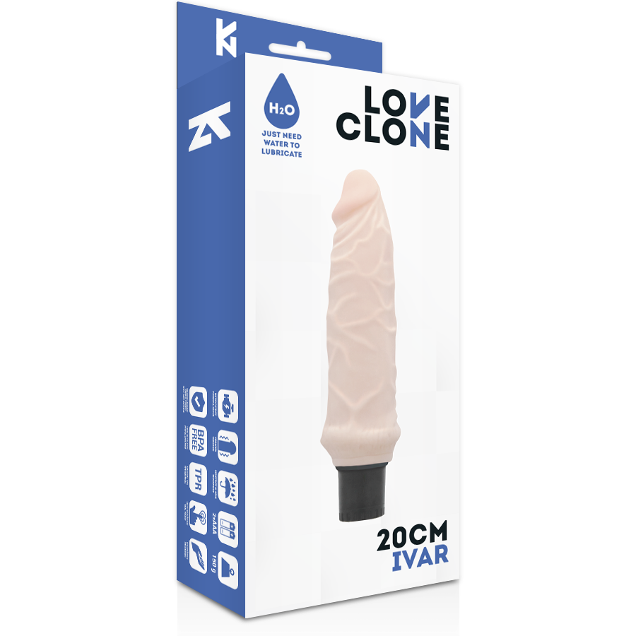 Loveclone Ivar Vibrador Autolubricante 20 cm