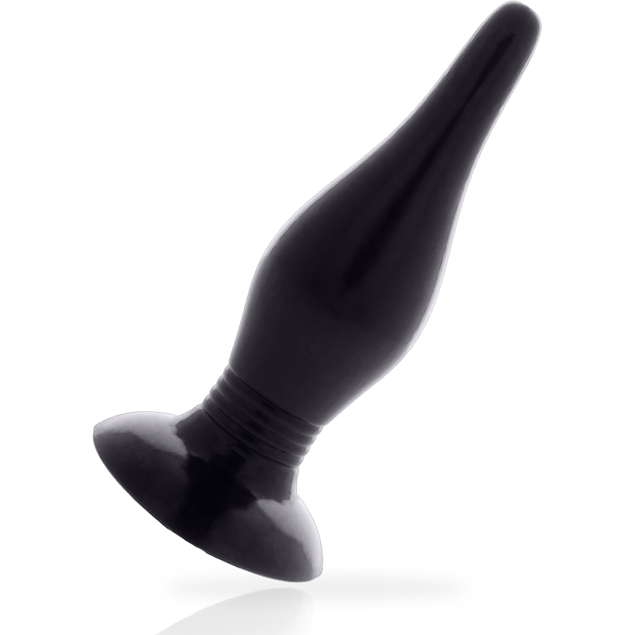 Plug Anal Addicted Toys 14.5 cm Negro - TPR Hipoalergénico