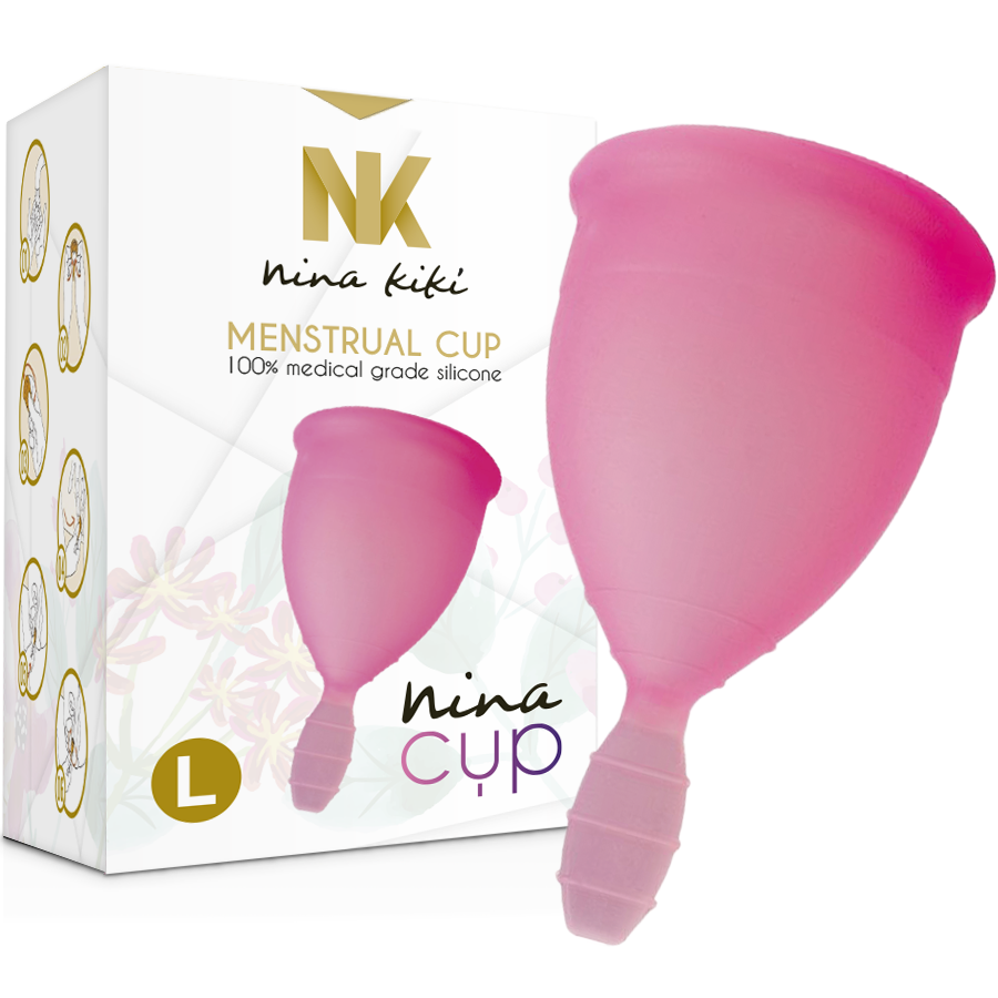 Nina Kikí Menstrual Cup Pink Talla L
