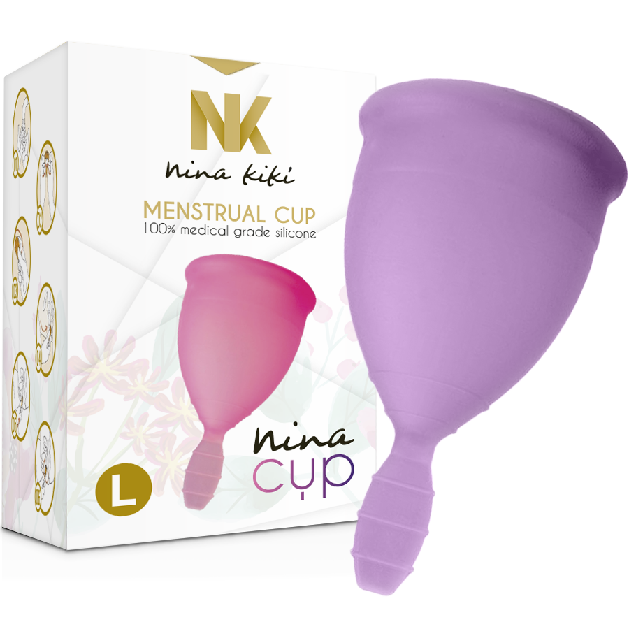 Nina Kikí Menstrual Cup Purple Talla L